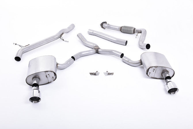 Milltek Cat-Back Exhaust for Audi A4 (B9) 2.0 TFSI Quattro