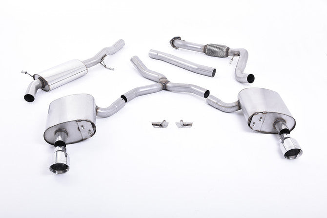 Milltek Cat-Back Exhaust for Audi A4 (B9) 2.0 TFSI Quattro