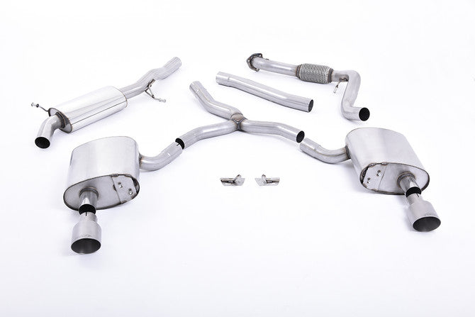 Milltek Cat-Back Exhaust for Audi A4 (B9) 2.0 TFSI Quattro