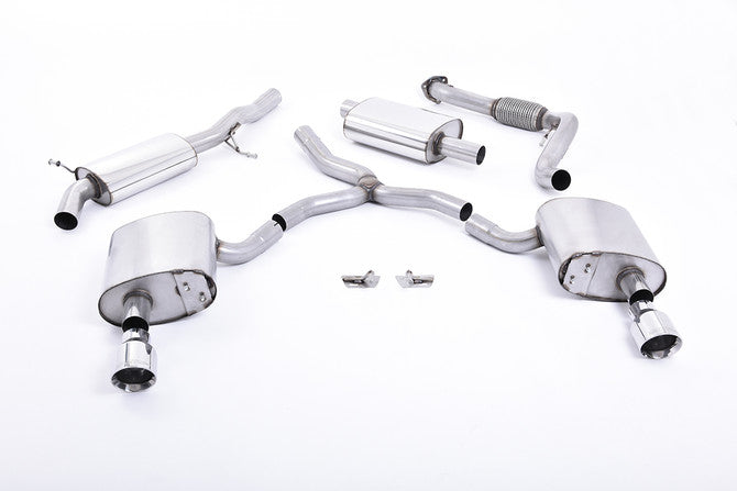 Milltek Cat-Back Exhaust for Audi A4 (B9) 2.0 TFSI Quattro