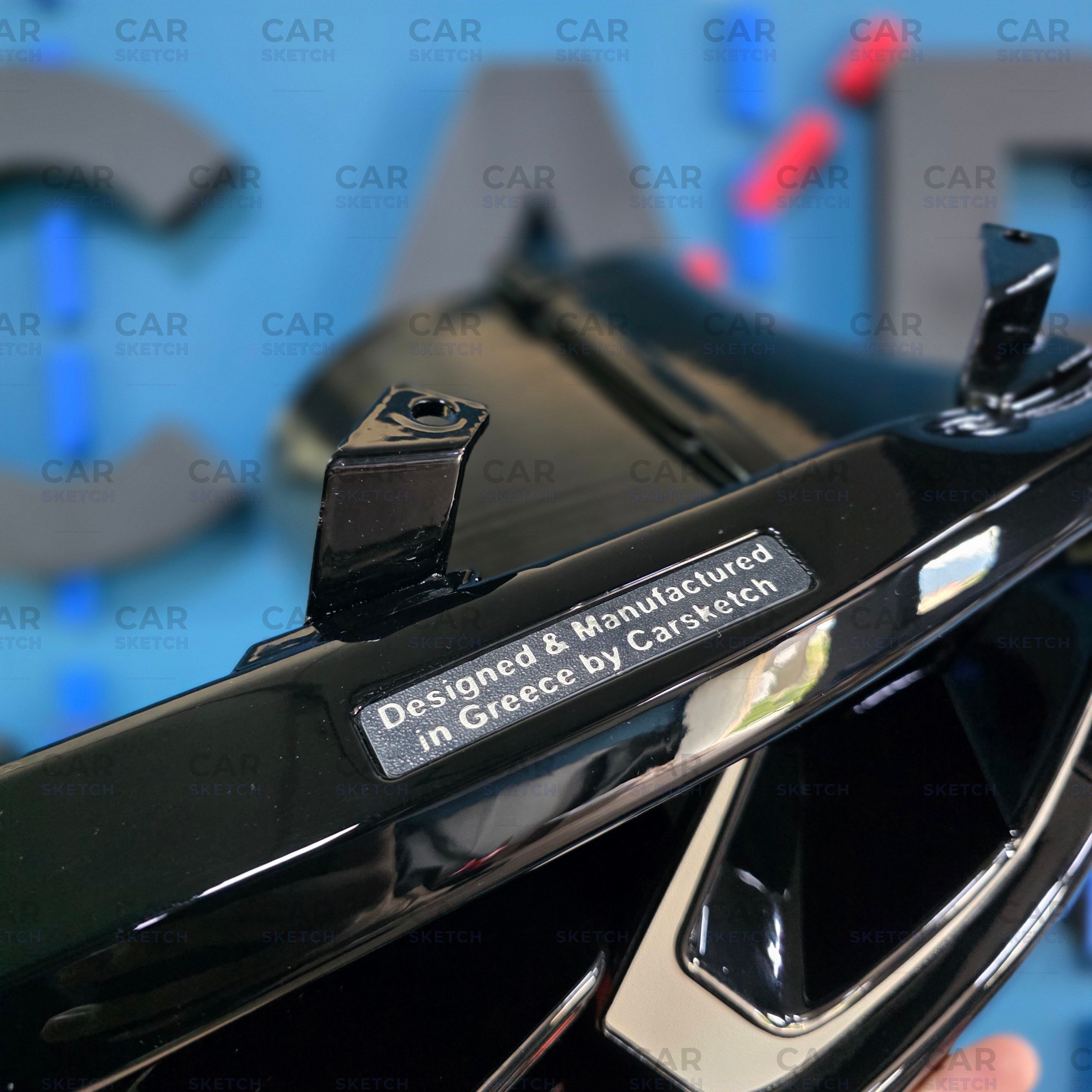 Car Sketch Volkswagen Polo 6R/6C Headlight Air Scoop