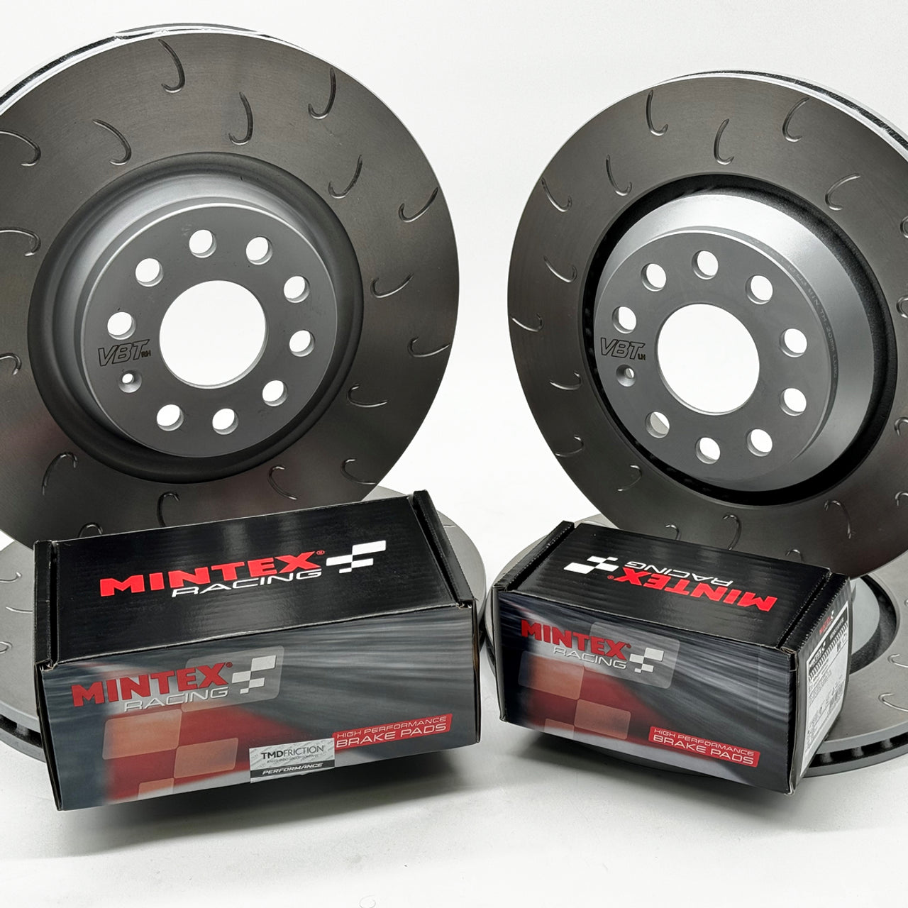 VBT MQB 340mm Front and 310mm Rear Combo with pads!