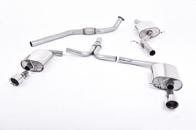 Milltek Cat-Back Exhaust for Audi A4 2.0 TFSI S line B8