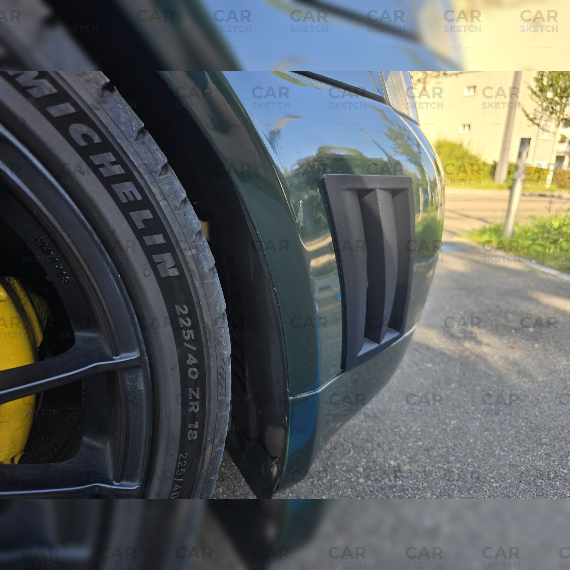 Car Sketch Audi A3/S3 8L Side Bumper Vents – Aftermarket Cooling Upgrade