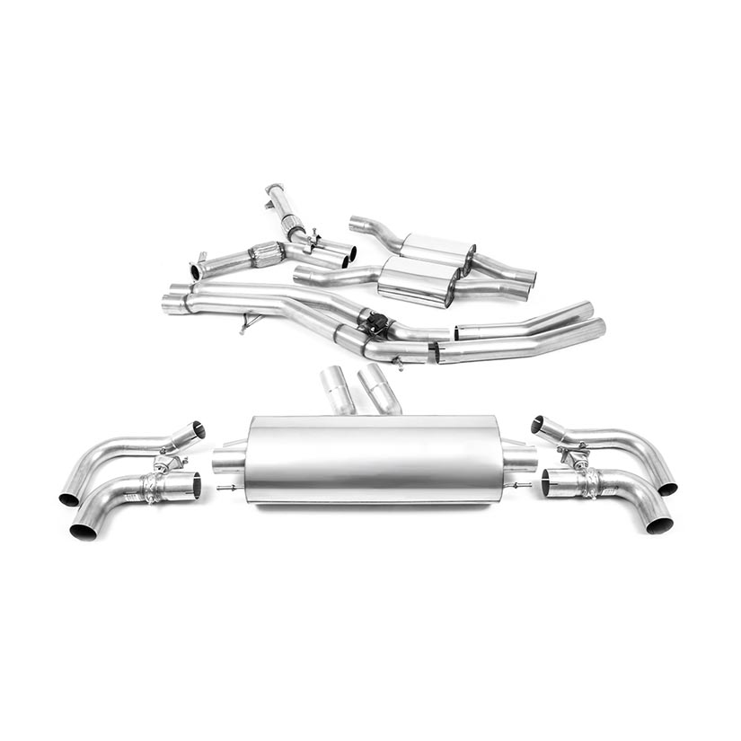 Milltek Particulate Filter-back – Non-Resonated Fits with OE Trims – RSQ8 – 4.0 V8 Bi-Turbo (OPF / GPF Equipped Models)