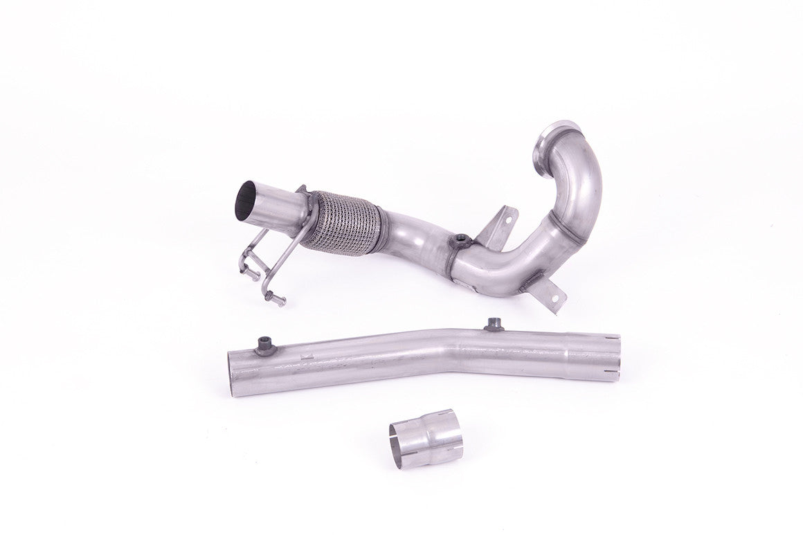 Milltek Large Bore Large-bore Downpipe and De-cat - Polo GTI 2.0 TSI (AW PRE Facelift GPF)