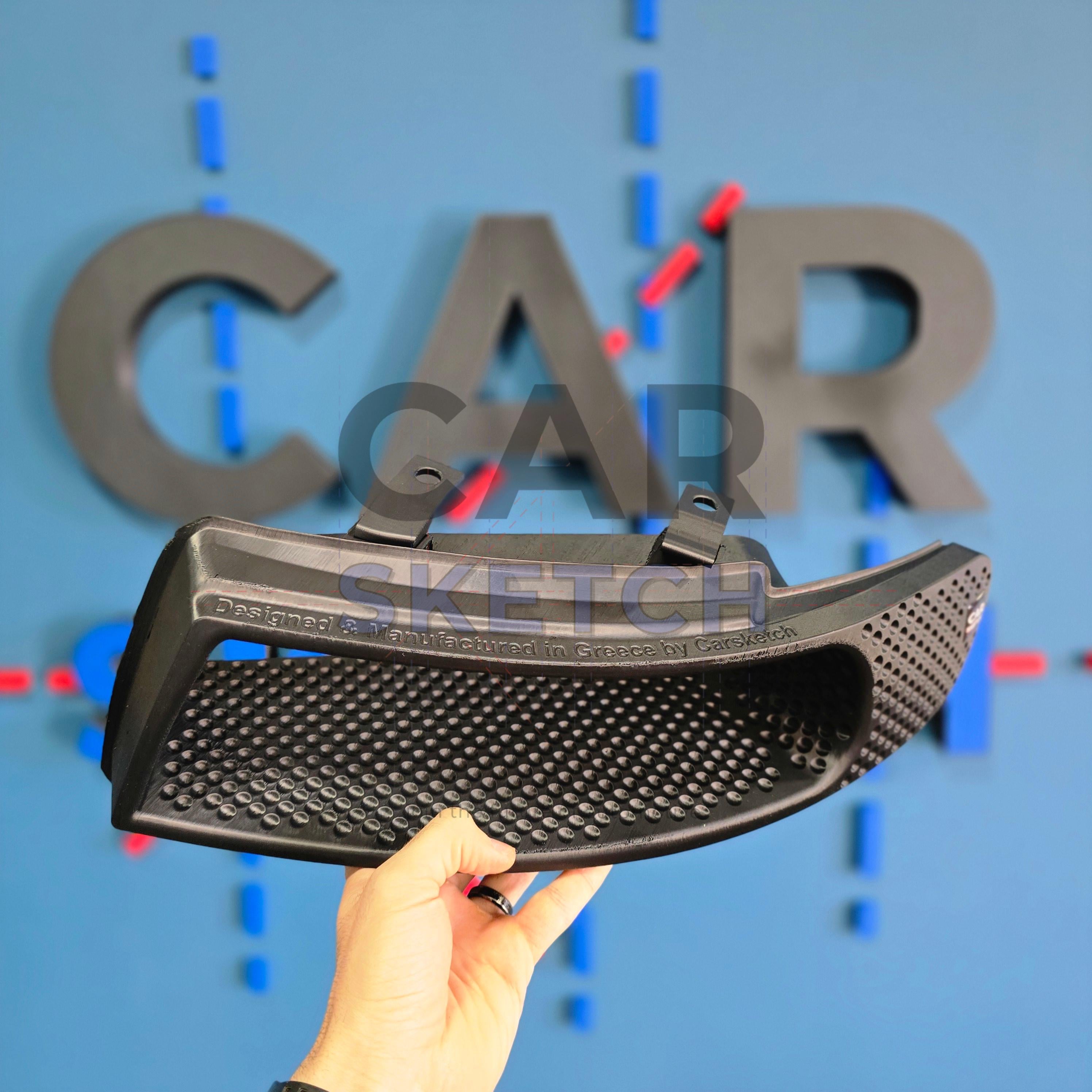 Car Sketch SEAT Leon 1M Racing Air Scoop Headlight Conversion – Enhanced Airflow with Dimpling Effect