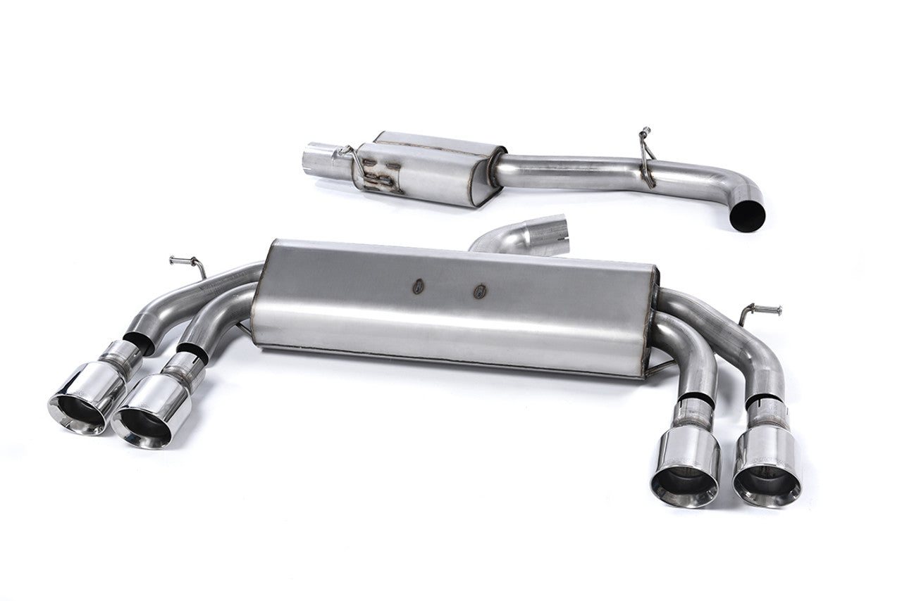 Milltek 'Non-Valved' Race Cat-Back Exhaust - VW Golf 'R' Mk7