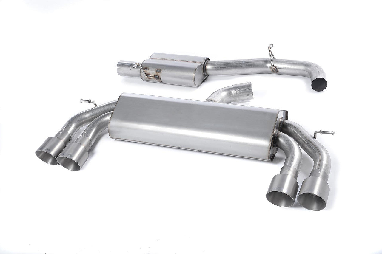 Milltek 'Non-Valved' Race Cat-Back Exhaust - VW Golf 'R' Mk7