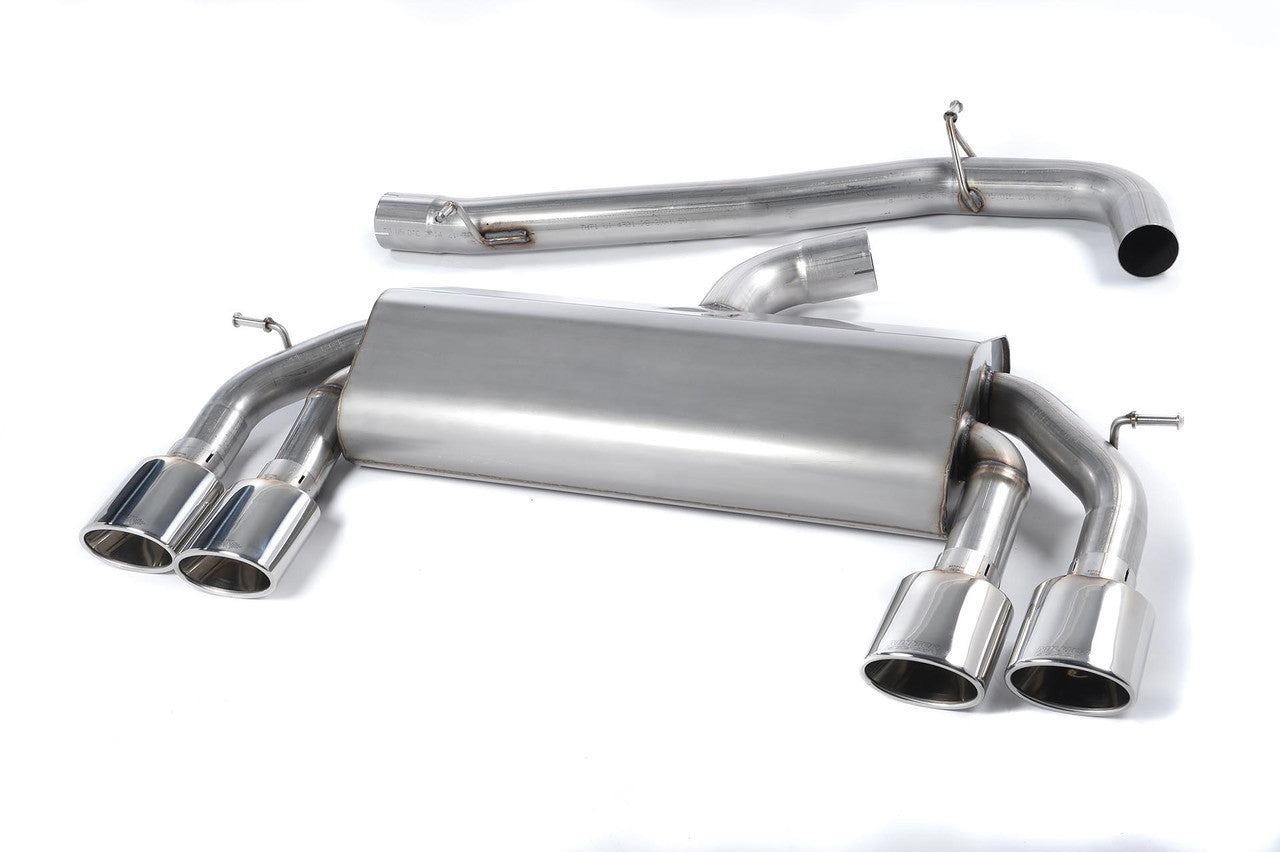 Milltek 'Non-Valved' Race Cat-Back Exhaust - VW Golf 'R' Mk7
