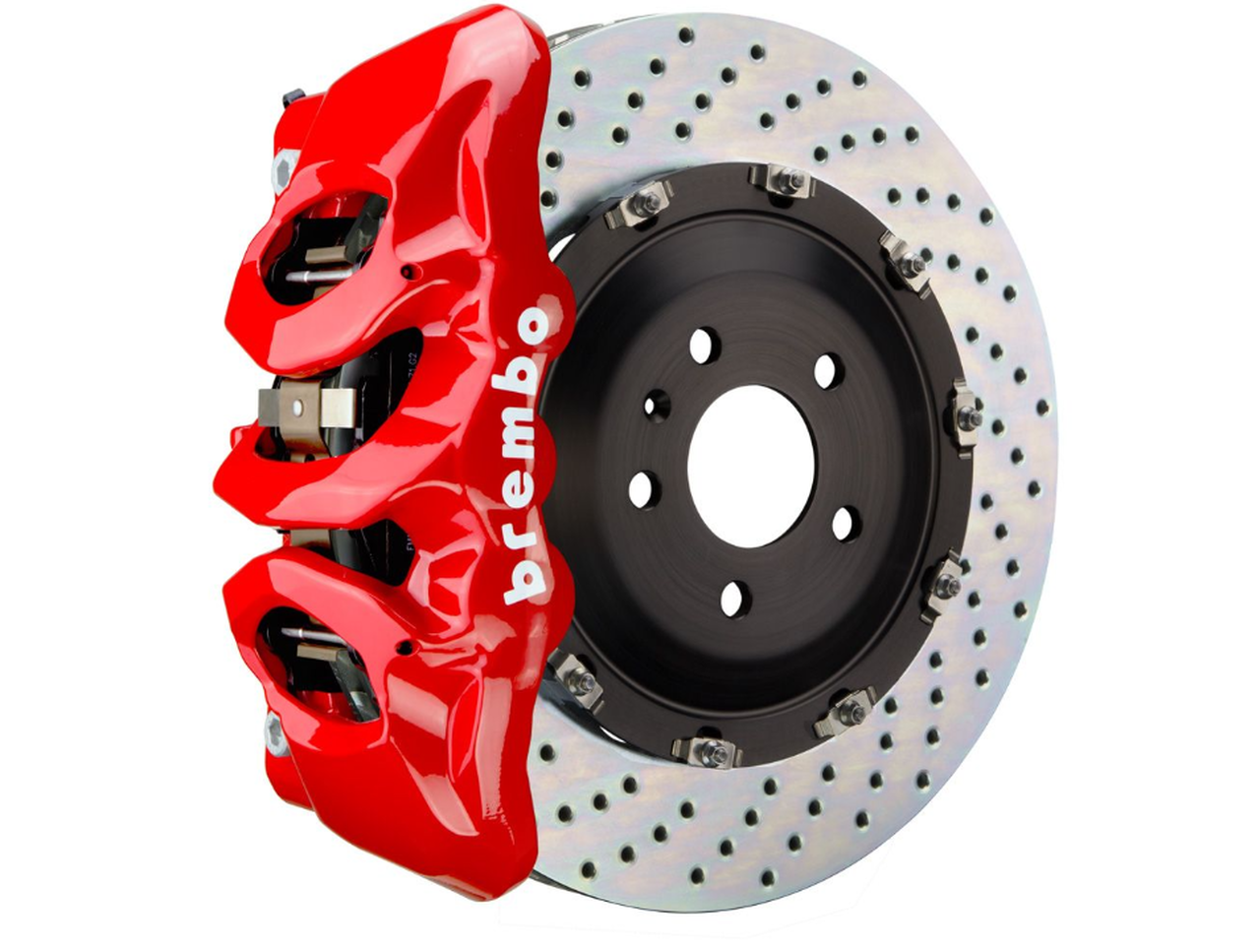 Brembo 6 Piston Front Brake Kit With 380x34MM 2 Piece Discs - VW Golf R MK7/S3 8V/TT S/TT RS