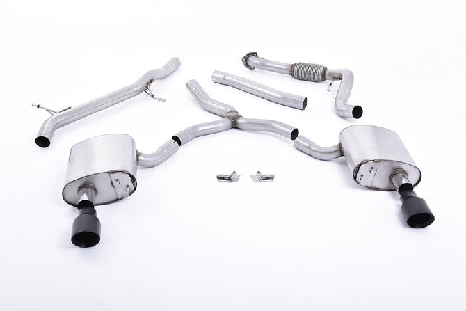 Milltek Cat-Back Exhaust for Audi A4 (B9) 2.0 TFSI Quattro