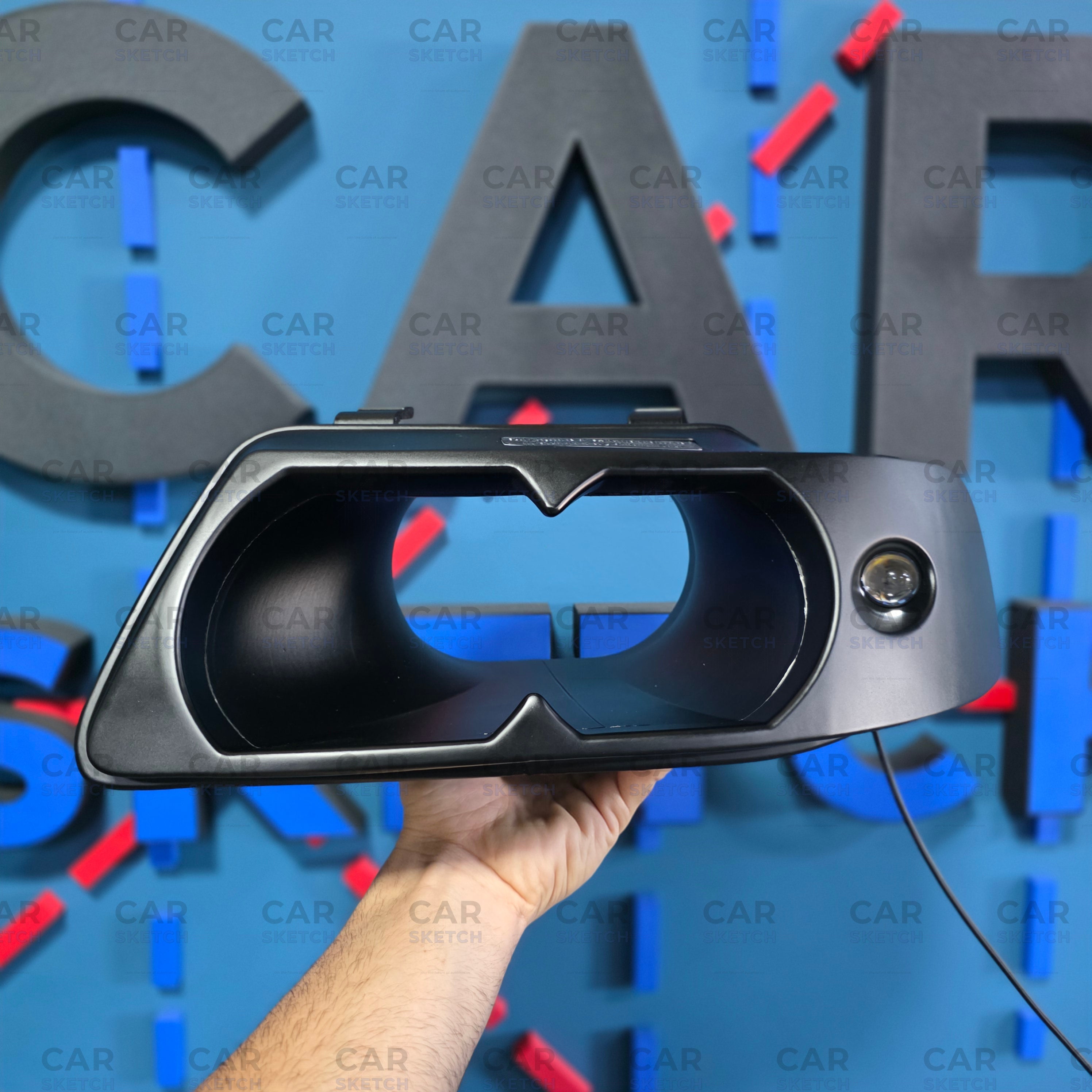 Car Sketch Audi S3/A3 8L Headlight Air Scoop – With LED Projector or Closed Version