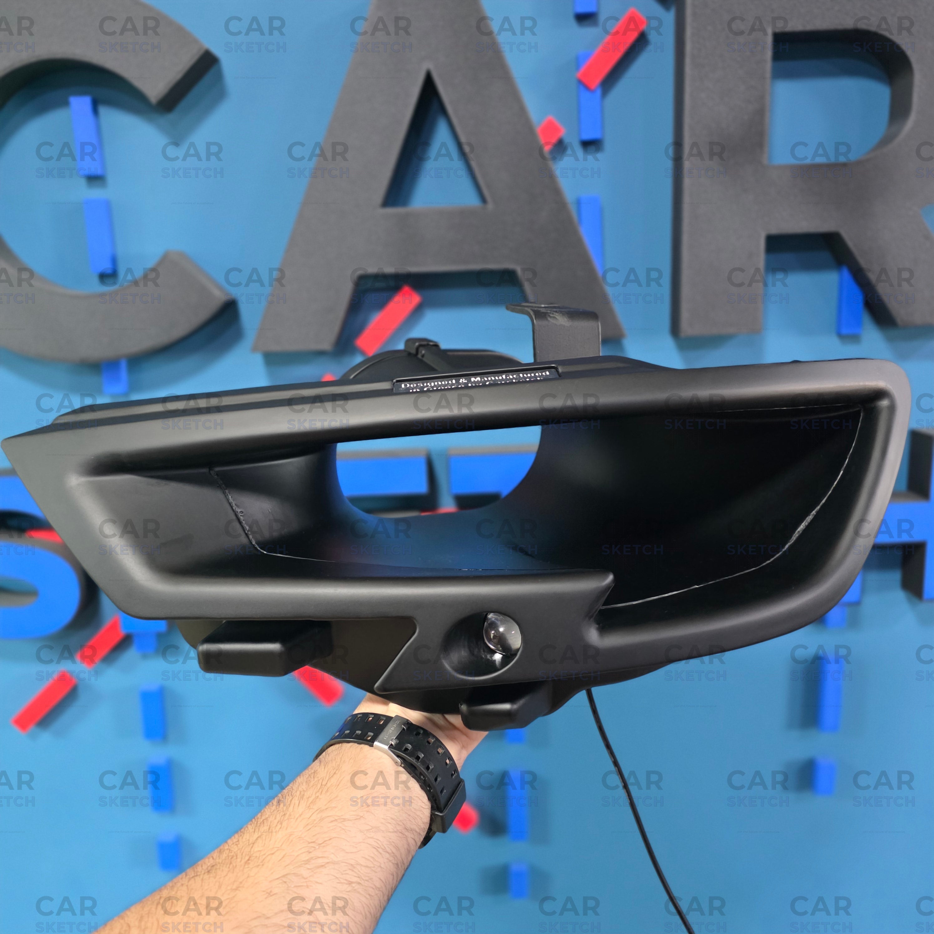 Car Sketch Audi RS3/S3/A3 8V FL Headlight Air Scoop – With LED Projector