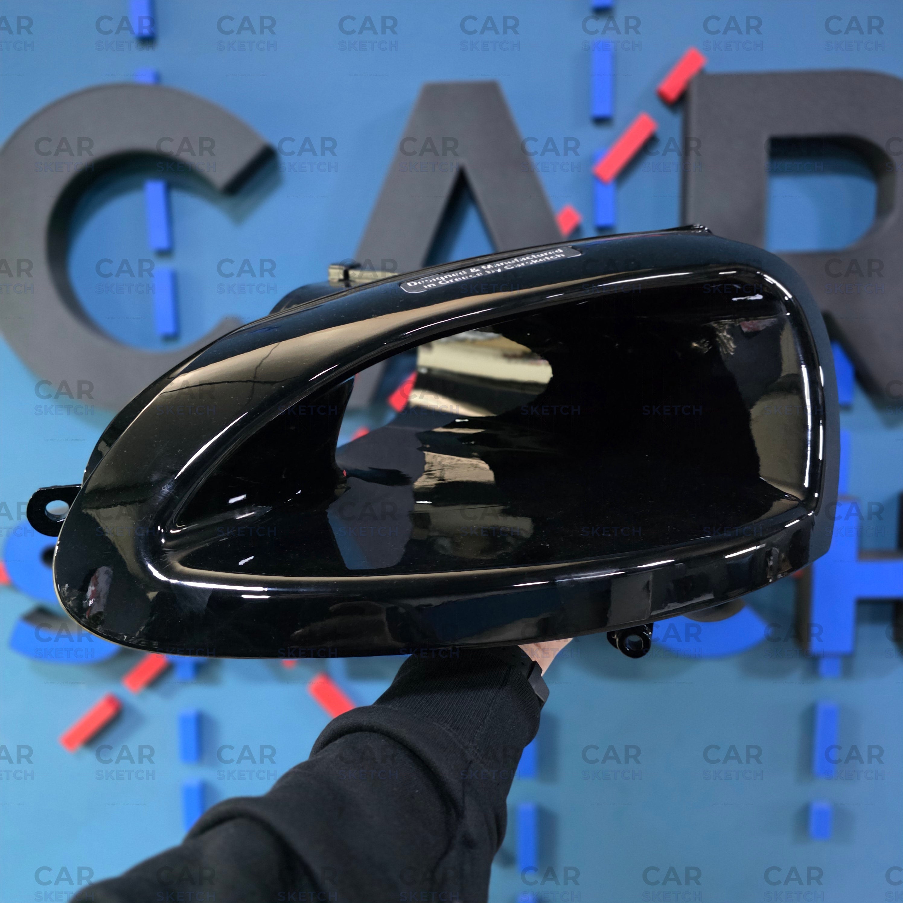 Car Sketch Volkswagen Golf MK5 Headlight Air Scoop