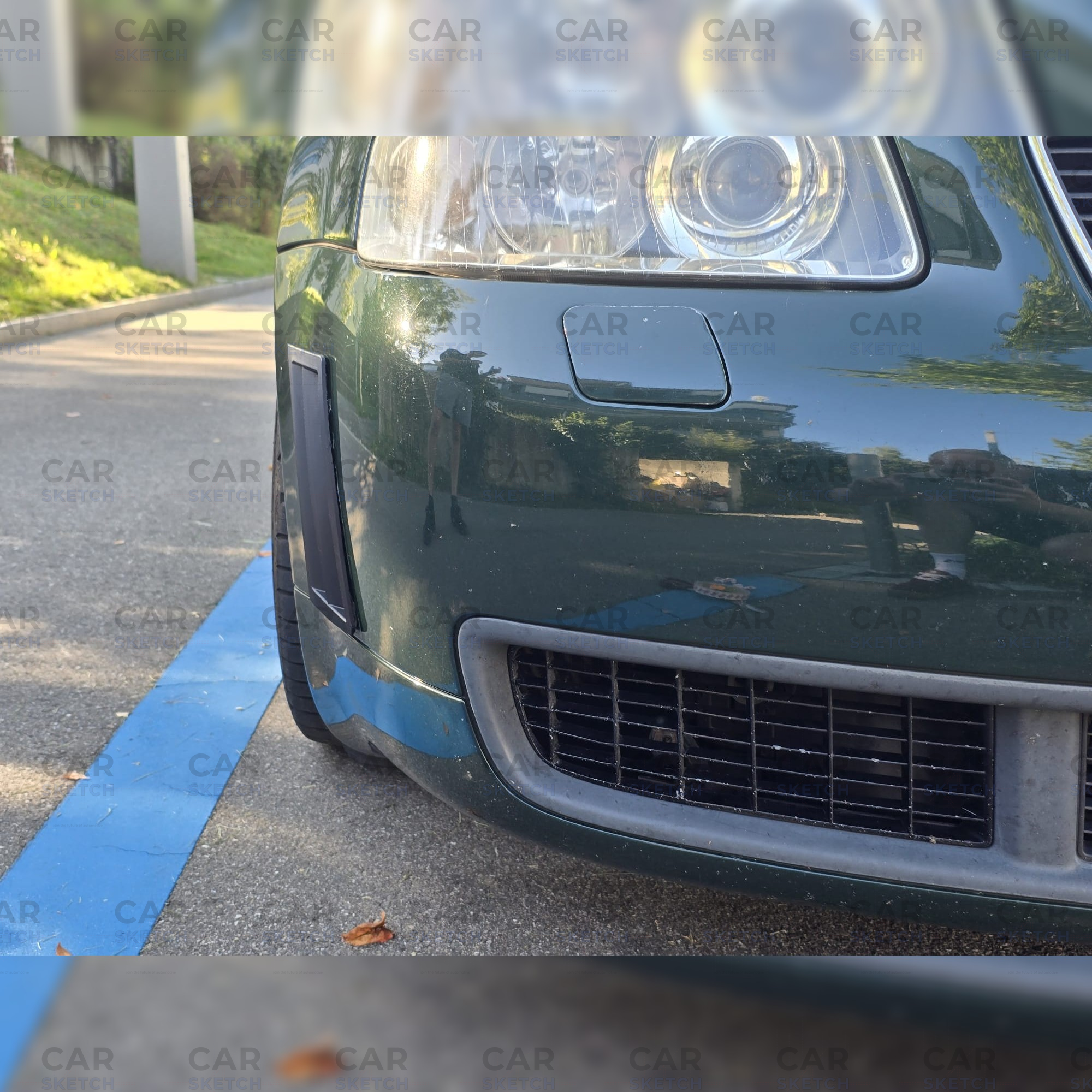 Car Sketch Audi A3/S3 8L Side Bumper Vents – Aftermarket Cooling Upgrade