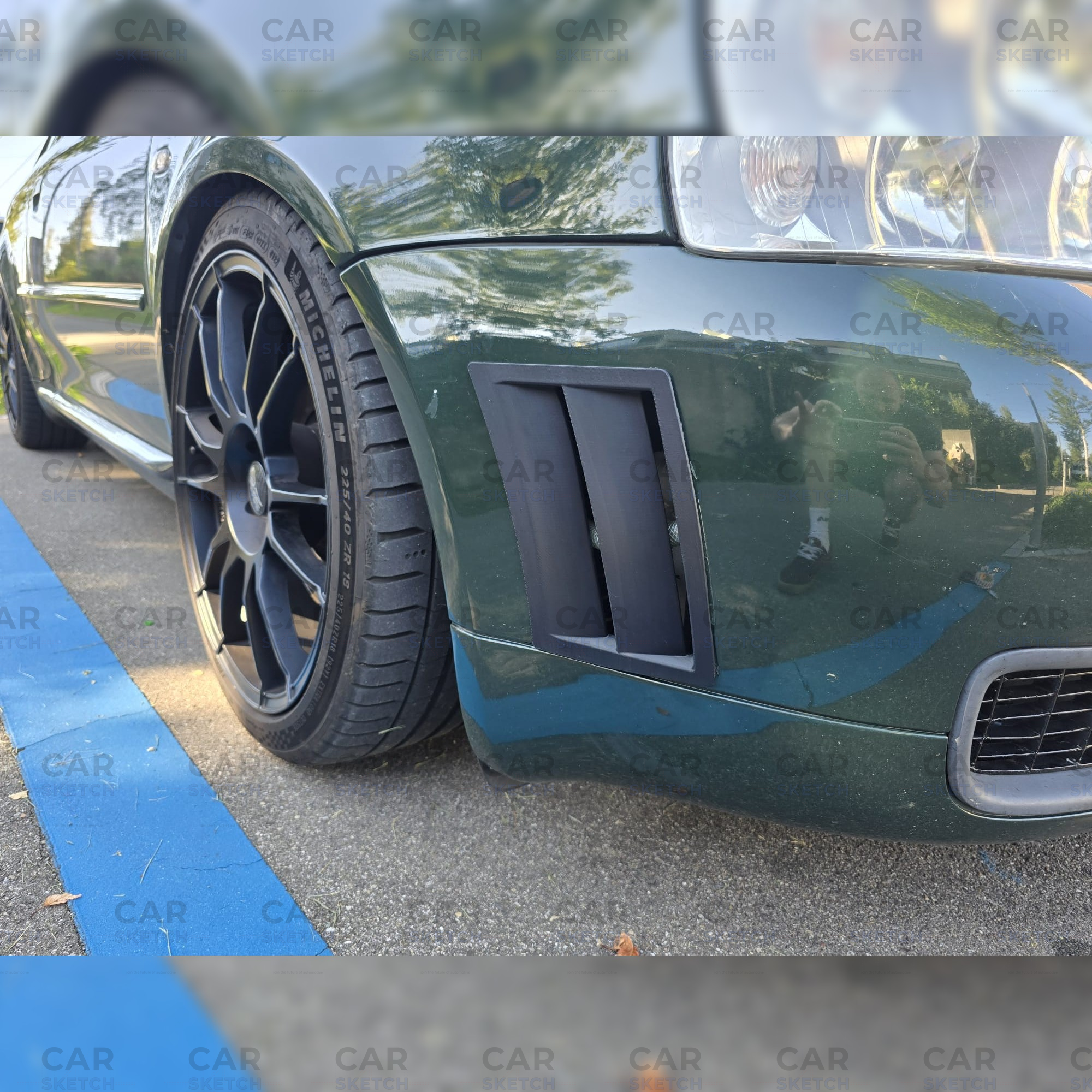 Car Sketch Audi A3/S3 8L Side Bumper Vents – Aftermarket Cooling Upgrade