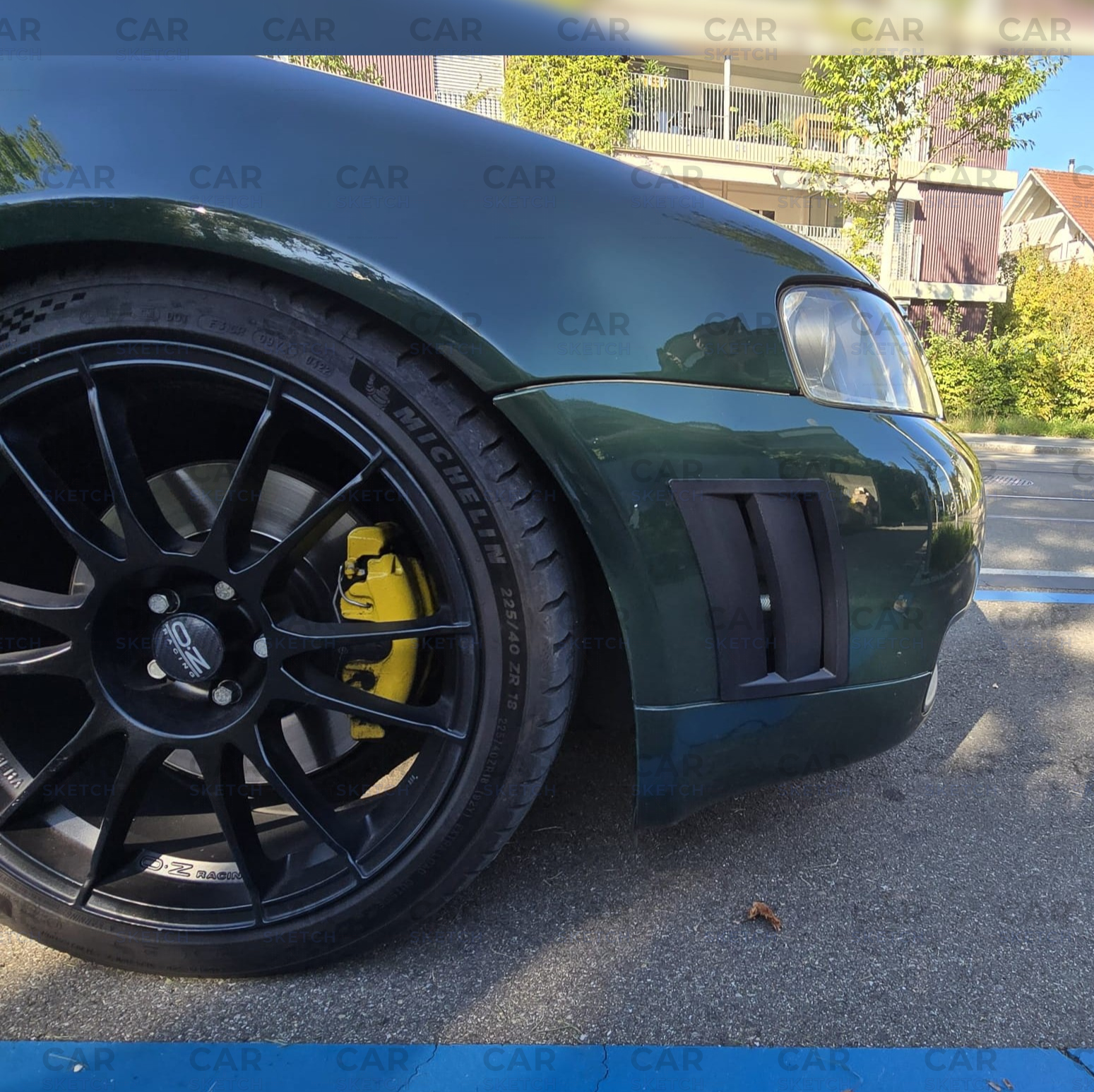 Car Sketch Audi A3/S3 8L Side Bumper Vents – Aftermarket Cooling Upgrade