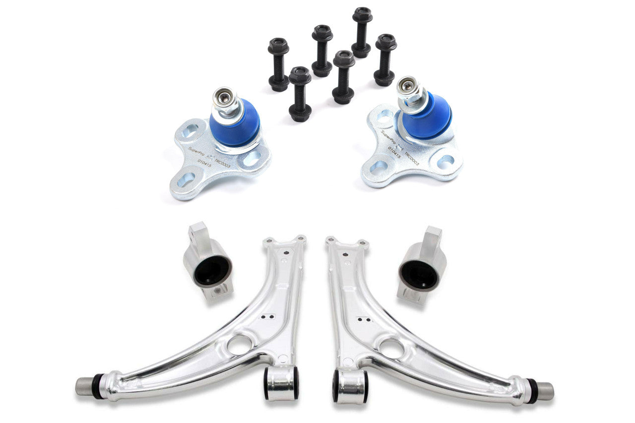 Superpro Front Front Control Arm and Adjustable Ball Joint Kit - Golf MK5 2WD+4WD