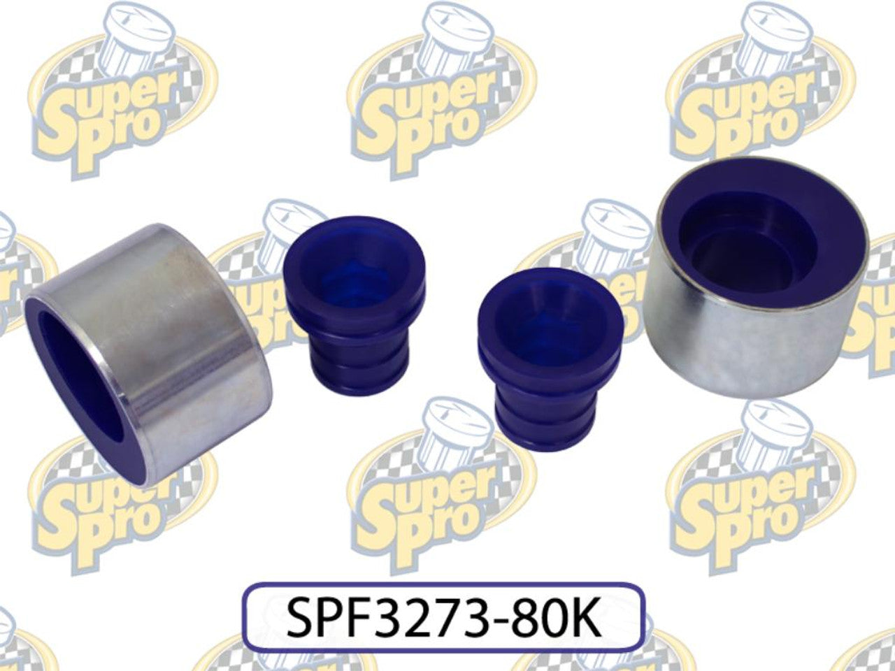 Superpro Front Control Arm Lower-Inner Rear Bush Kit: High-Performance Anti-Lift and Caster Increase Bush Kit - Golf MK6 2WD+4WD