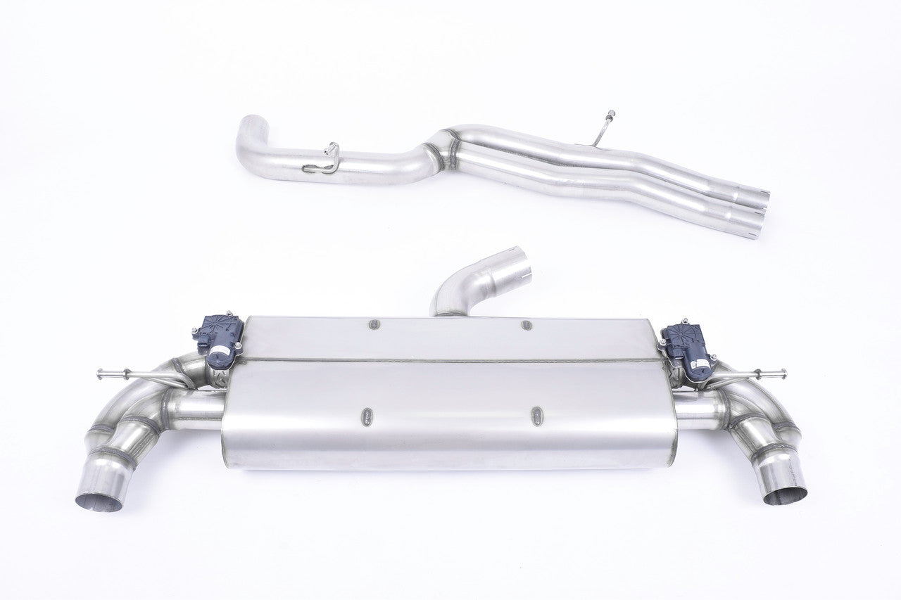 Milltek Cat Back Non-Resonated with Titanium Oval Trims – TT Mk3 – TTRS 2.5TFSI Quattro (OPF/GPF Models)