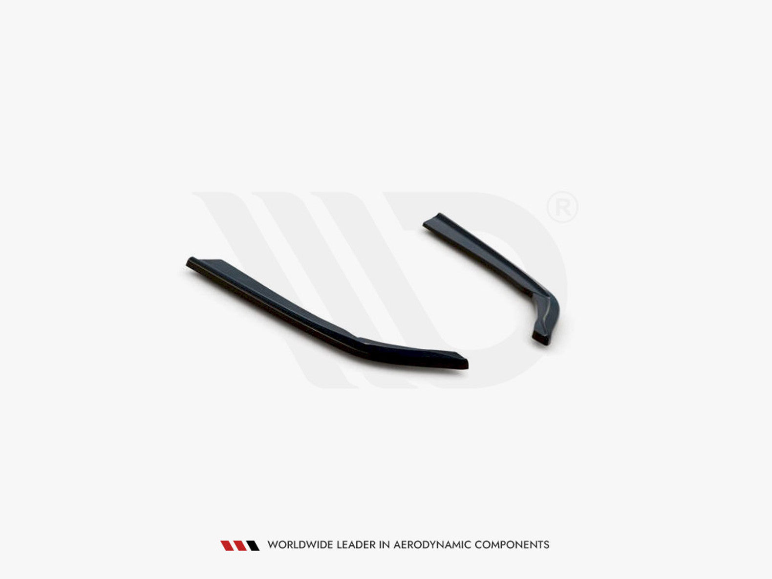 Maxton Design Gloss Black Rear Side Splitters V.2 BMW 3 G20 / G21 M-Sport (2018-2022)