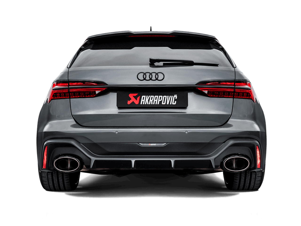 Akrapovic Rear Carbon Fiber Diffuser - Matte - Audi RS6 (C8)/RS7 (C8)