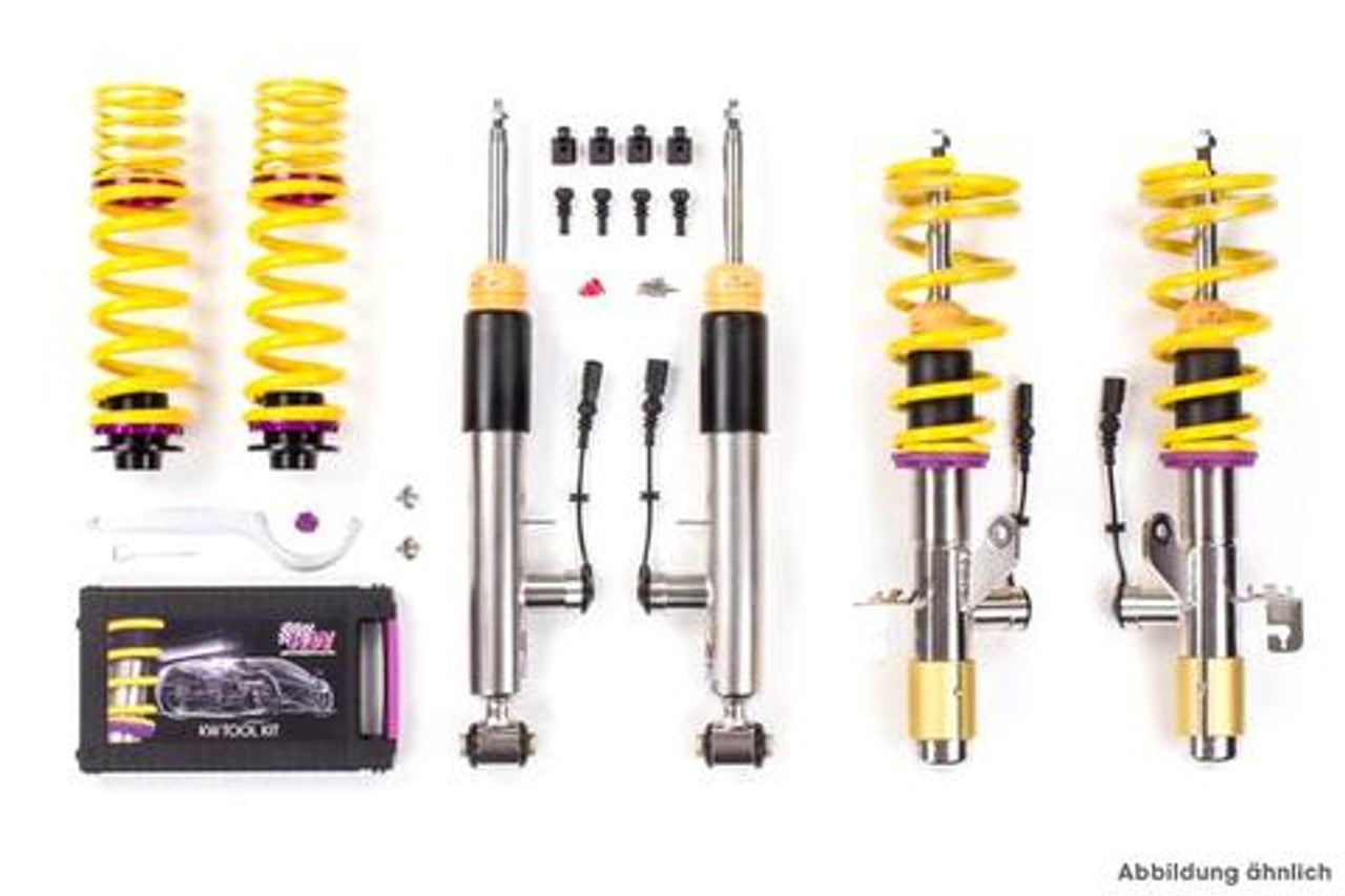 KW DDC Plug and Play Coilovers - 1 series (F20, F21); (1K2, 1K4) 2WD; with electronic dampers 09/11- max. allowed axle weight in kg Front: -920