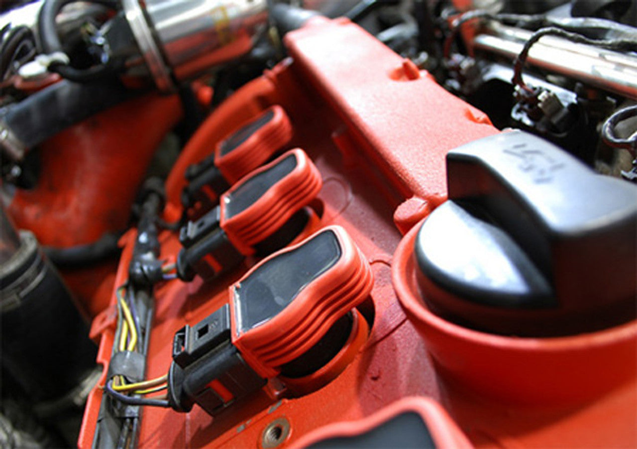 Red Coil Red Ignition Coil Pack Set