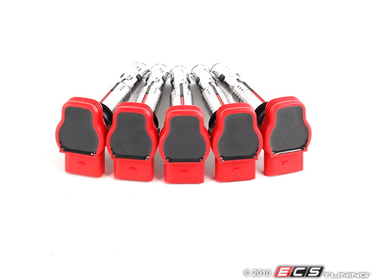 OEM Red R8 Ignition Coil Pack Set for TT RS 8J and RS3 (2.5TFSI )