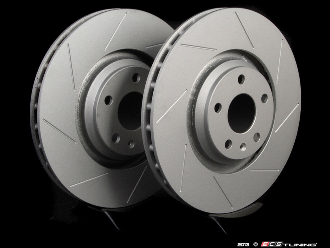  Slotted Front Brake Discs 