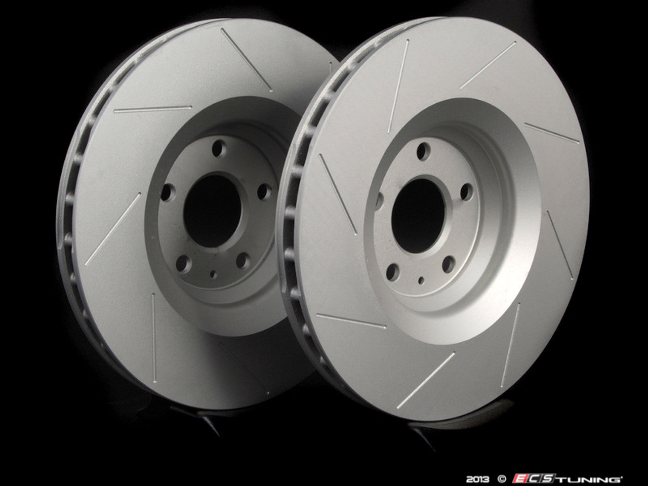  Slotted Front Brake Discs 